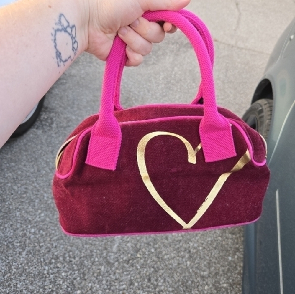VS Victoria's Secret handbag y2k‎ vtg purse heart pink
